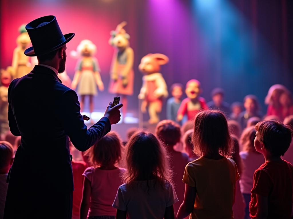 जादूगर और कठपुतली शो